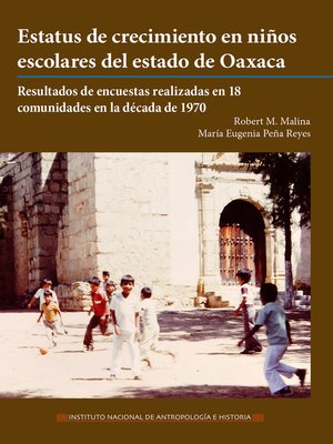 cover image of Estatus de crecimiento en niños escolares del estado de Oaxaca